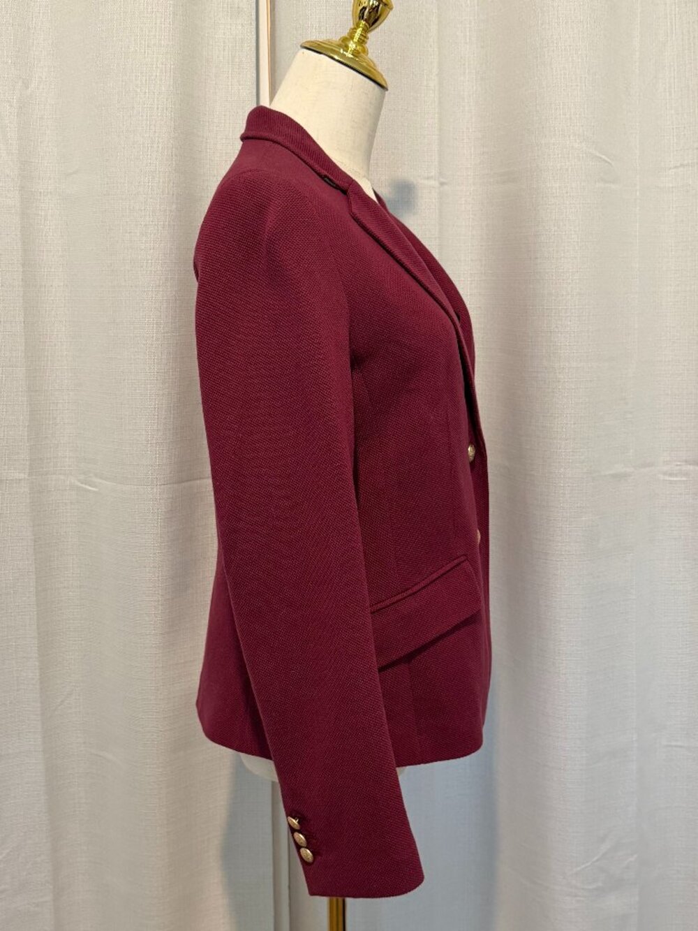 Banana Republic Factory Berry Polka Dot Blazer Size 6 - Picture 3 of 12